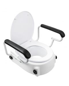 TSE TOILETTENSITZ - ERHÖHUNG 3-FACH MIT ARMLEHNEN